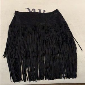 Powder River Fringed Skirt